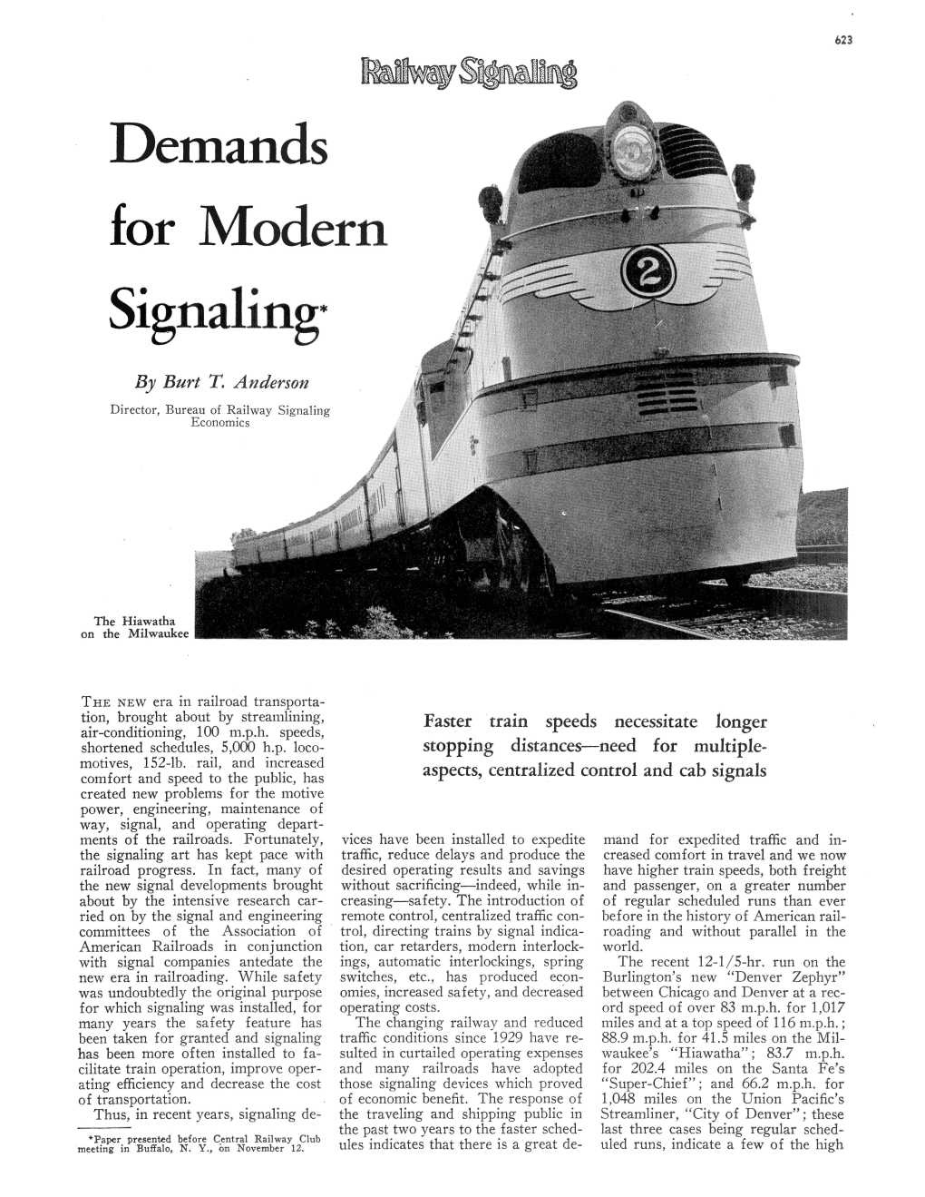 Demands for Modern Signaling·