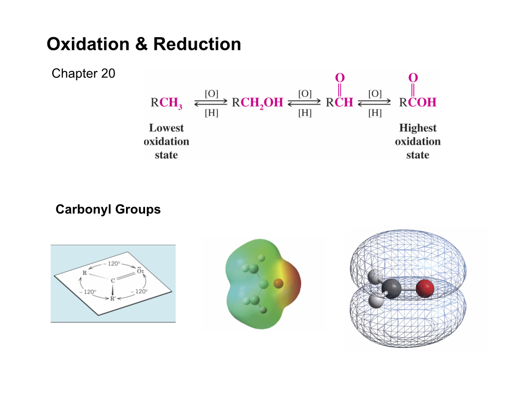 Oxidation & Reduction