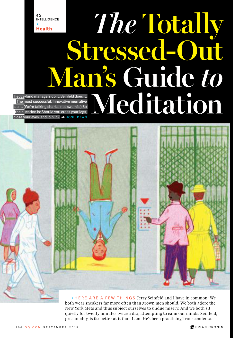 The Totally Stressed-Out Man's Guide to Meditation