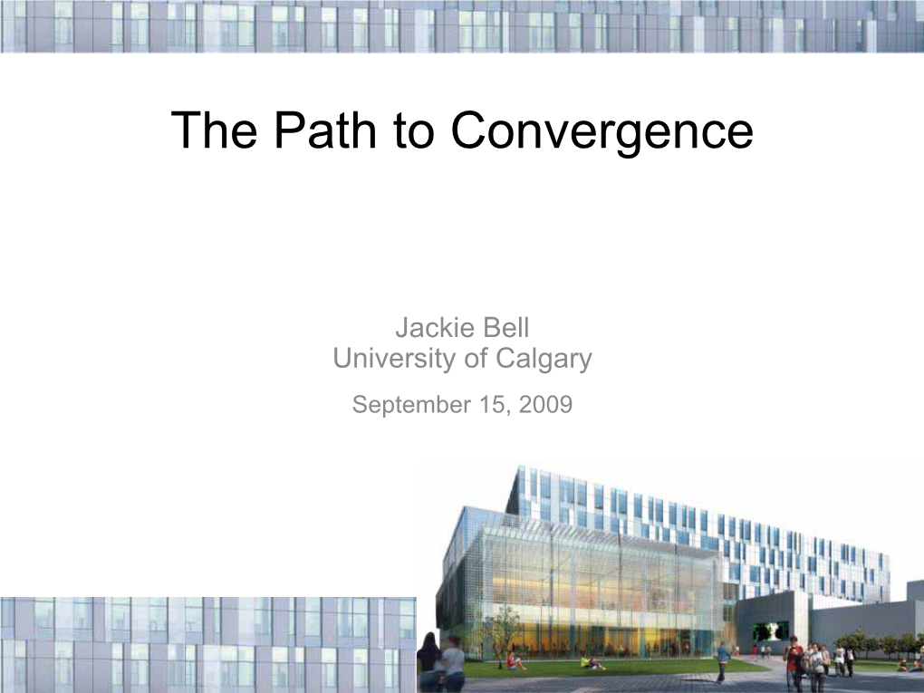 Convergence of Knowledge and Culture Speakers Series