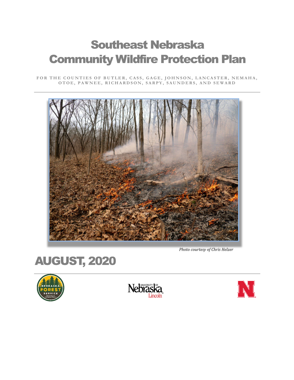 Southeast Nebraska Community Wildfire Protection Plan