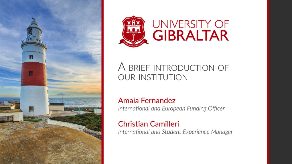 Presentation Uni Gibraltar
