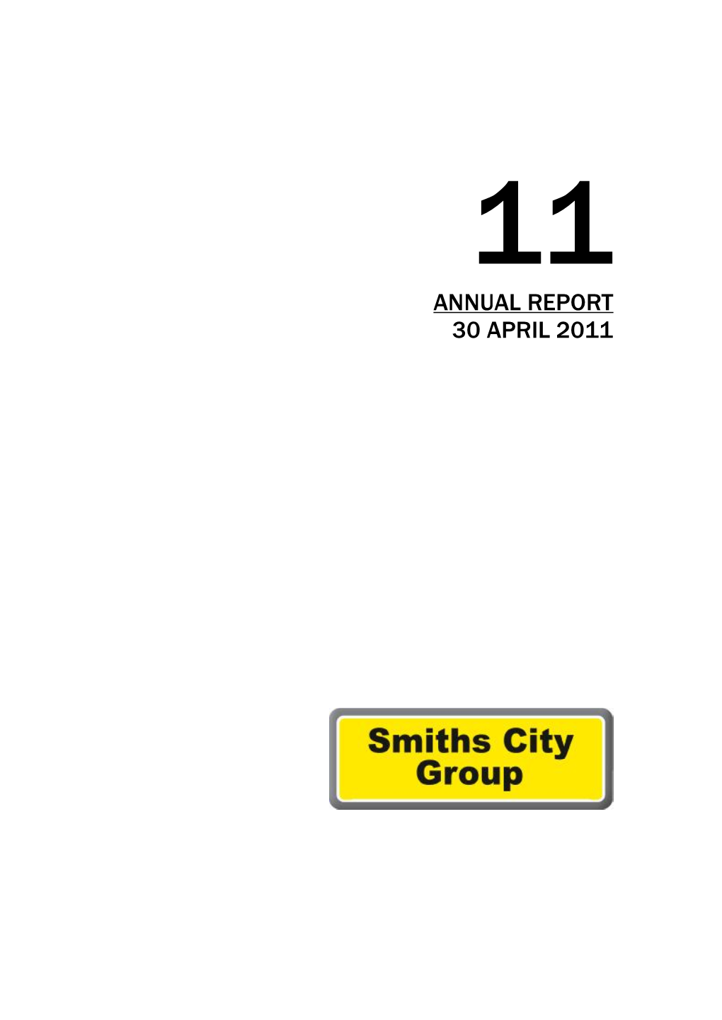 Annual Report 30 April 2011