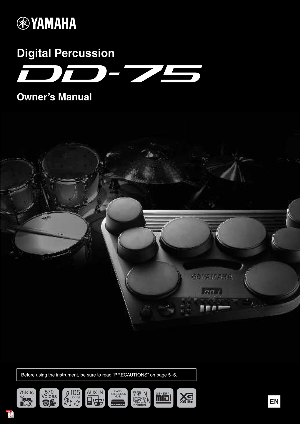 YAMAHA Digital Percussion Owner's Manual