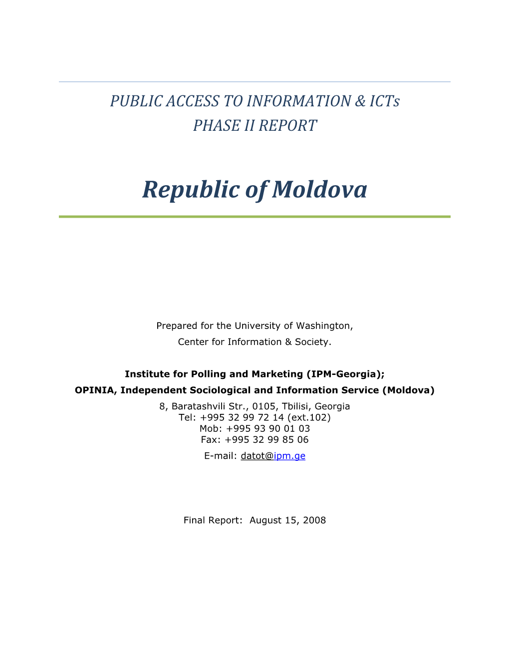 Republic of Moldova