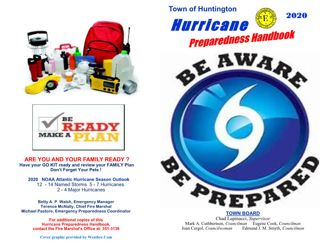 Hurricane Preparedness Handbook, Mark A