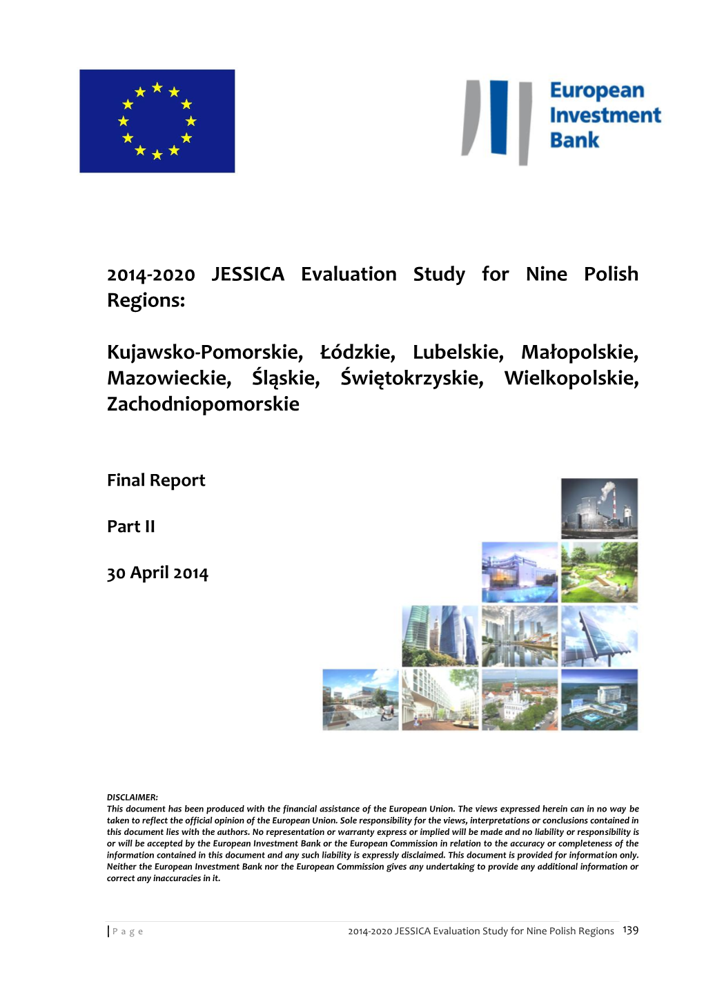 2014-2020 JESSICA Evaluation Study for Nine Polish Regions