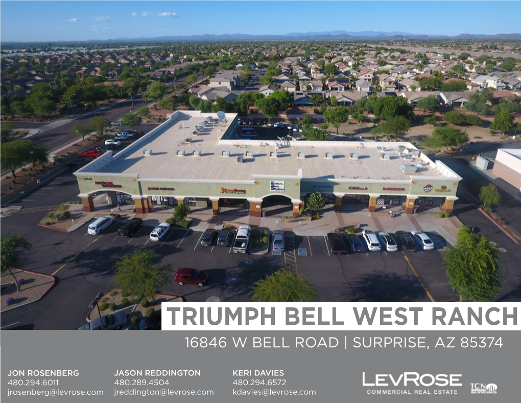 Triumph Bell West Ranch 16846 W Bell Road | Surprise, Az 85374