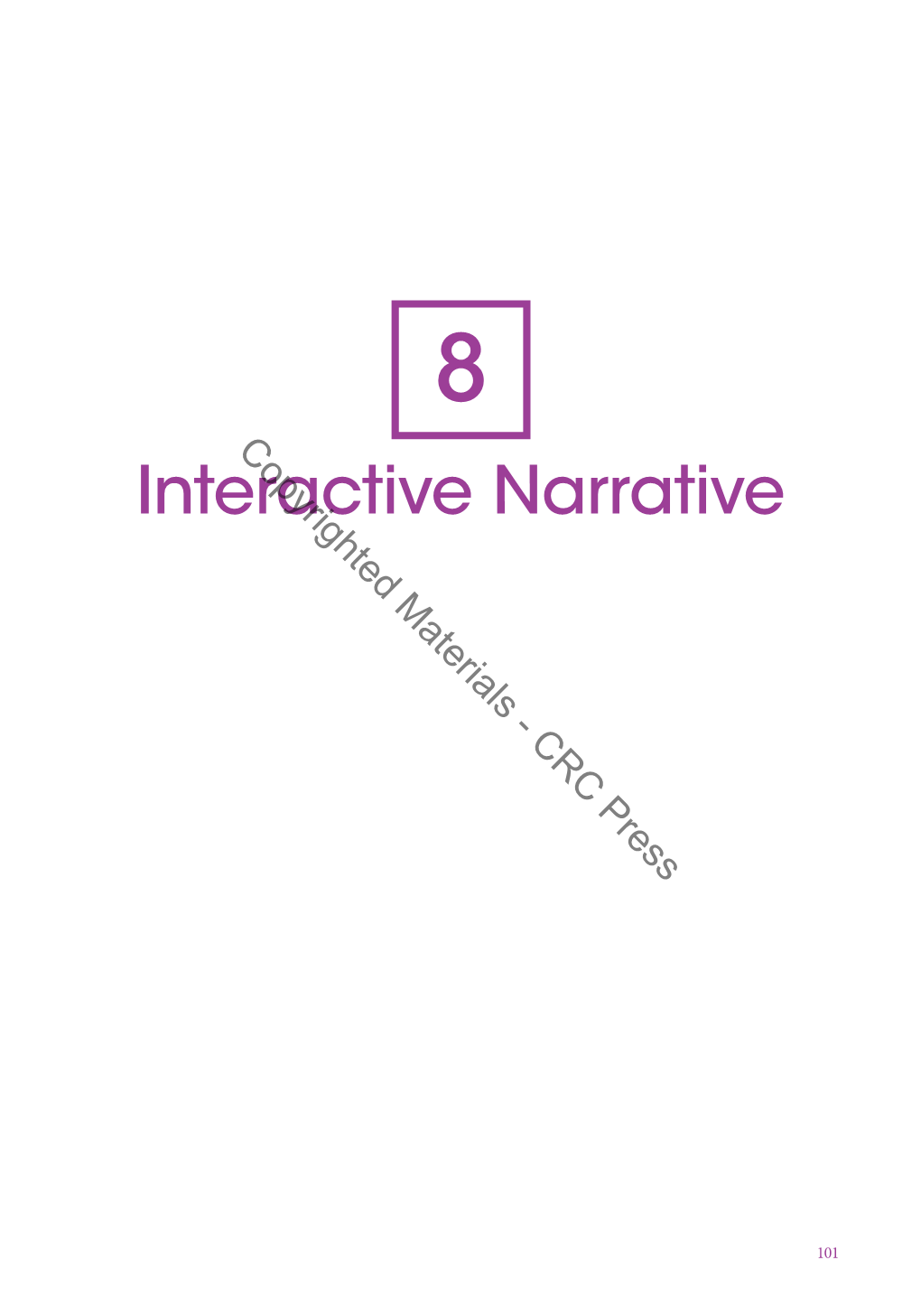 Interactive Narrative