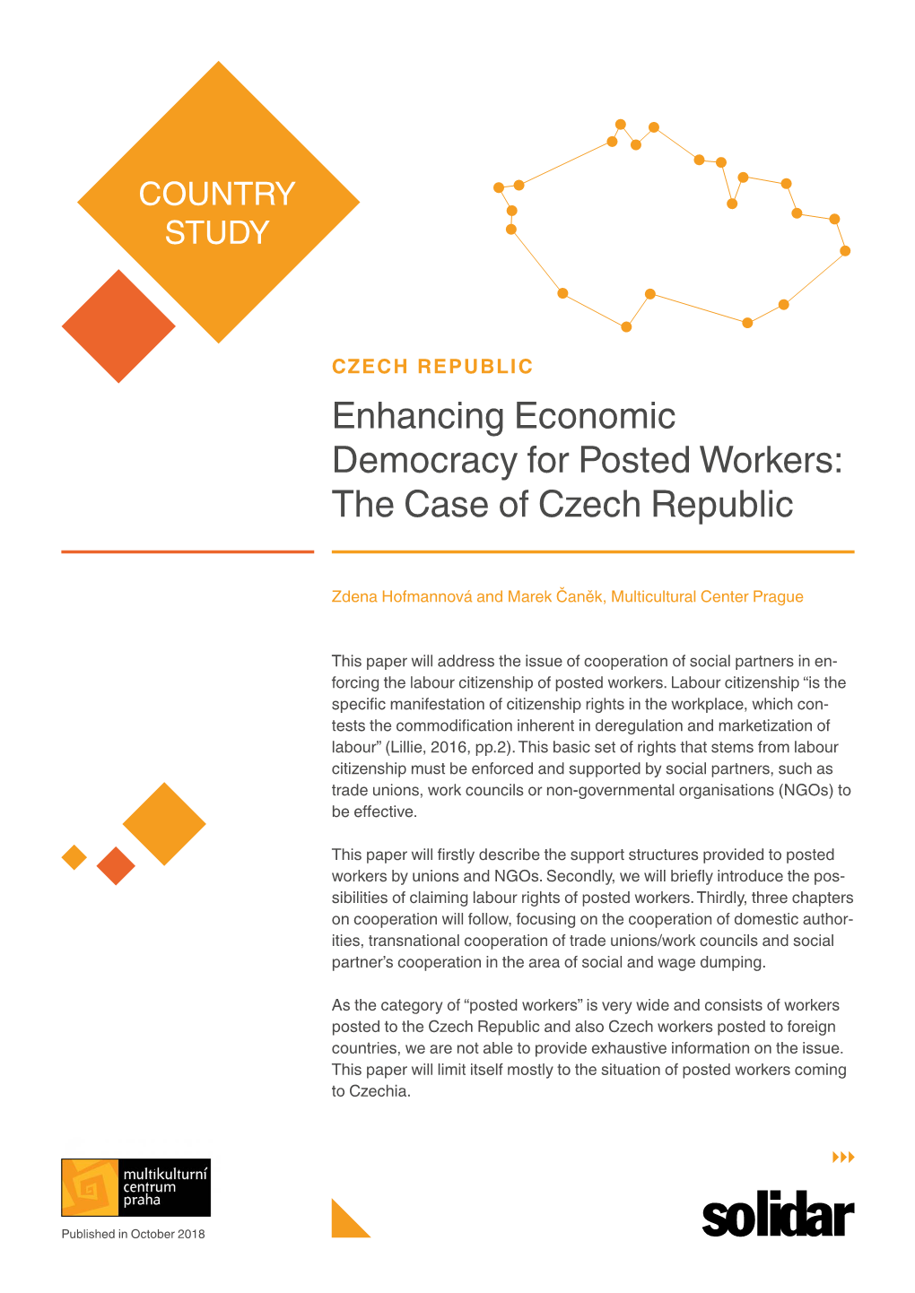 Enhancing Economic Democracy for Posted Workers: the Case of Czech Republic