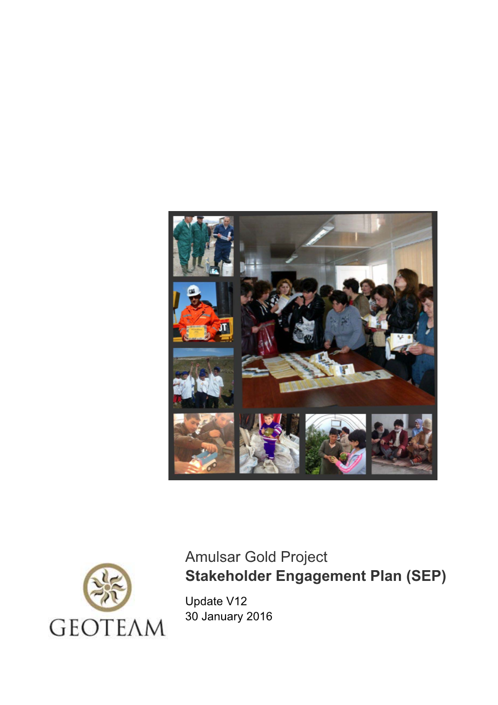 Amulsar Gold Project Stakeholder Engagement Plan (SEP)