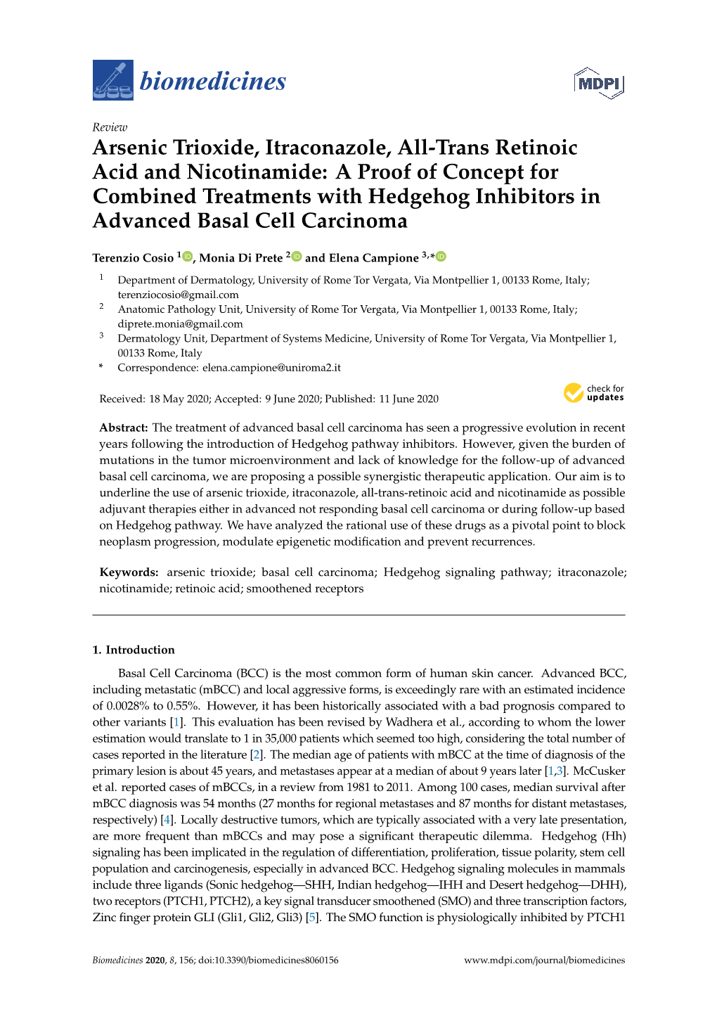 Arsenic Trioxide, Itraconazole, All-Trans Retinoic Acid And