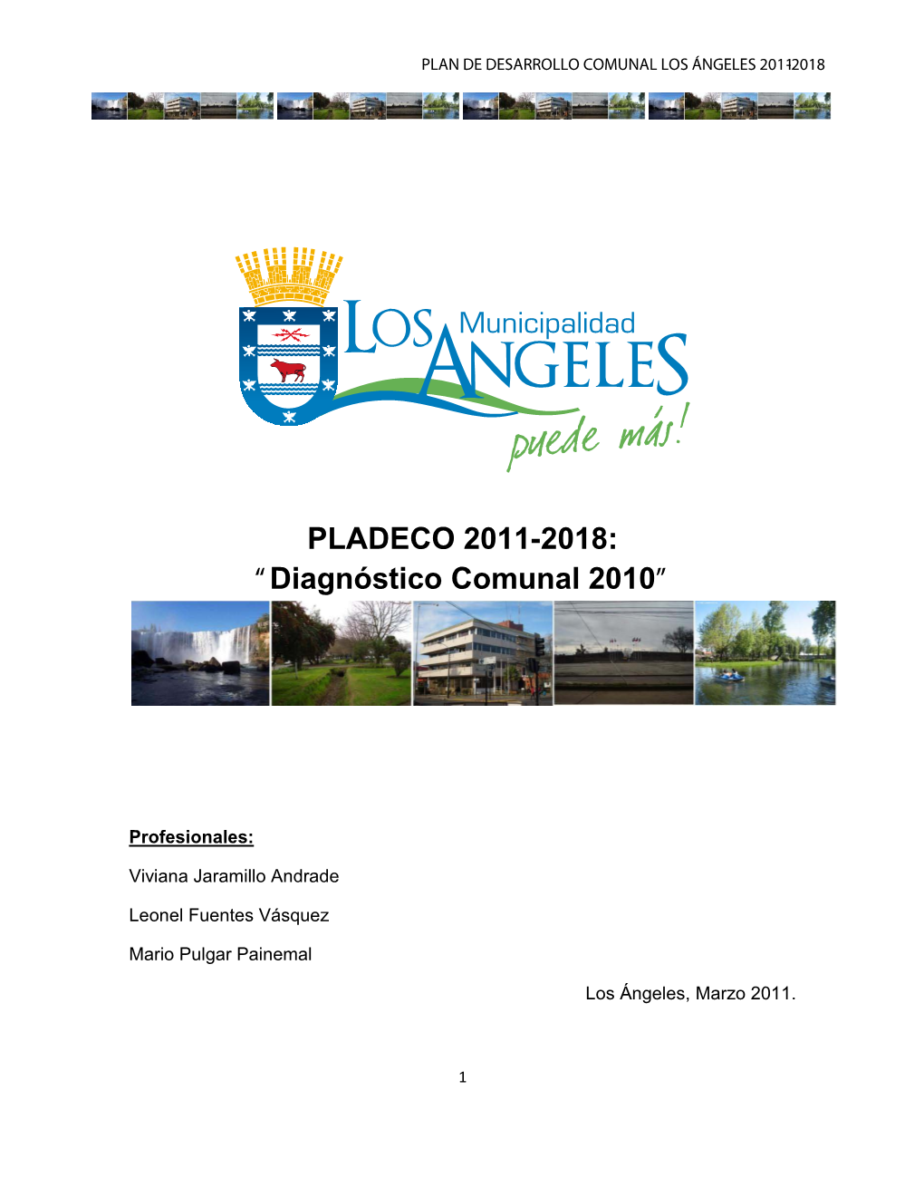 PLADECO 2011-2018: “Diagnóstico Comunal 2010”