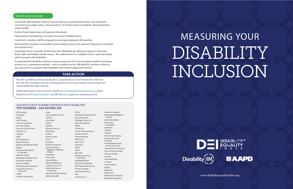 Measuring Your Disability Inclusion