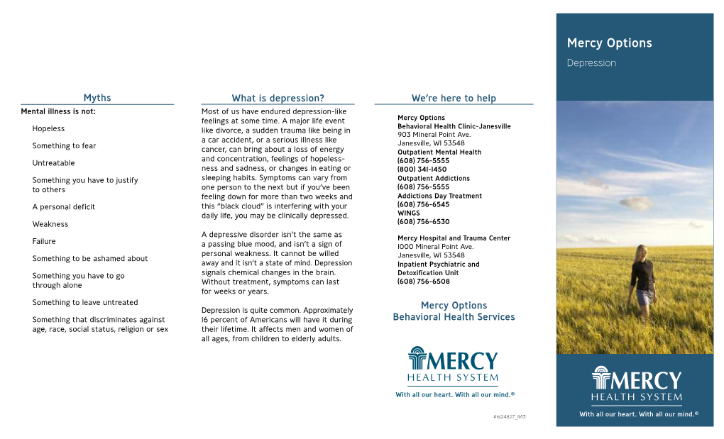 Depression Brochure