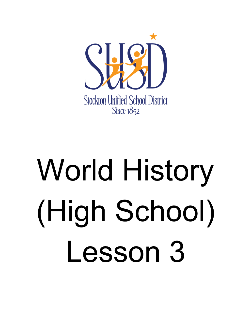 World History (High School) Lesson 3