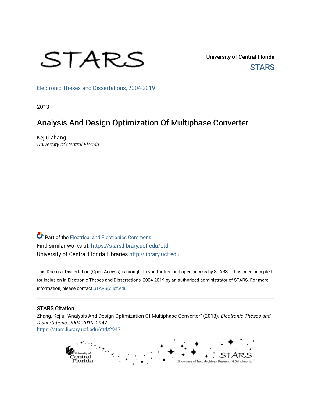 Analysis and Design Optimization of Multiphase Converter