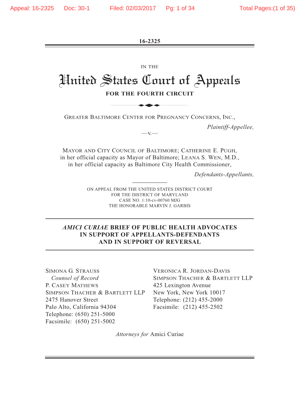 United States Court of Appeals                    NN