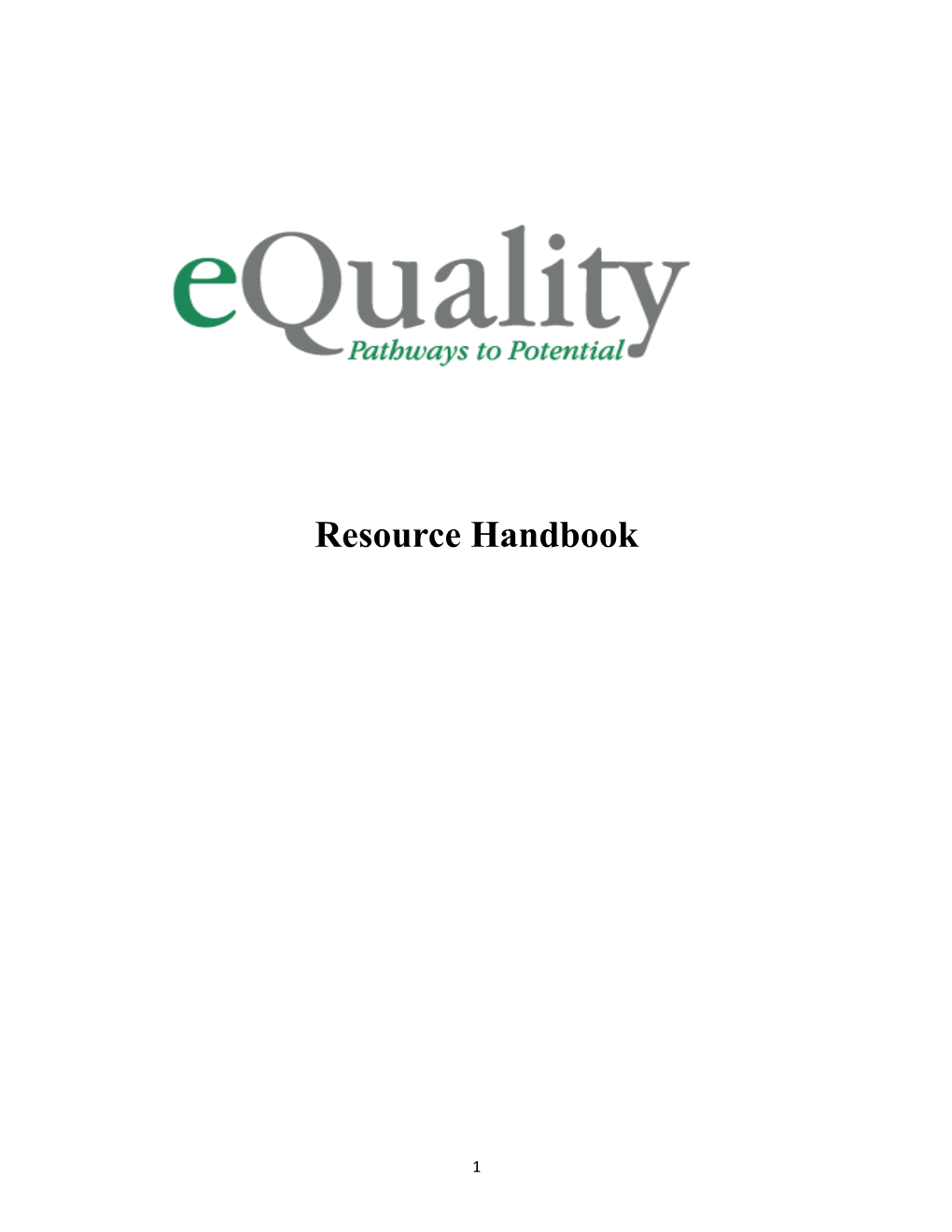 Resource Handbook