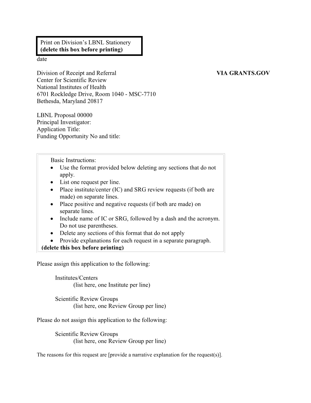 2 HO Cover Letter Template