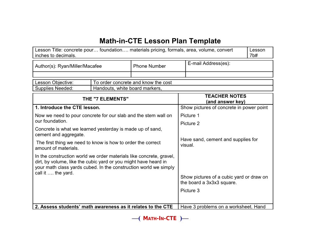 Math-In-CTE Lesson Plan Template s2