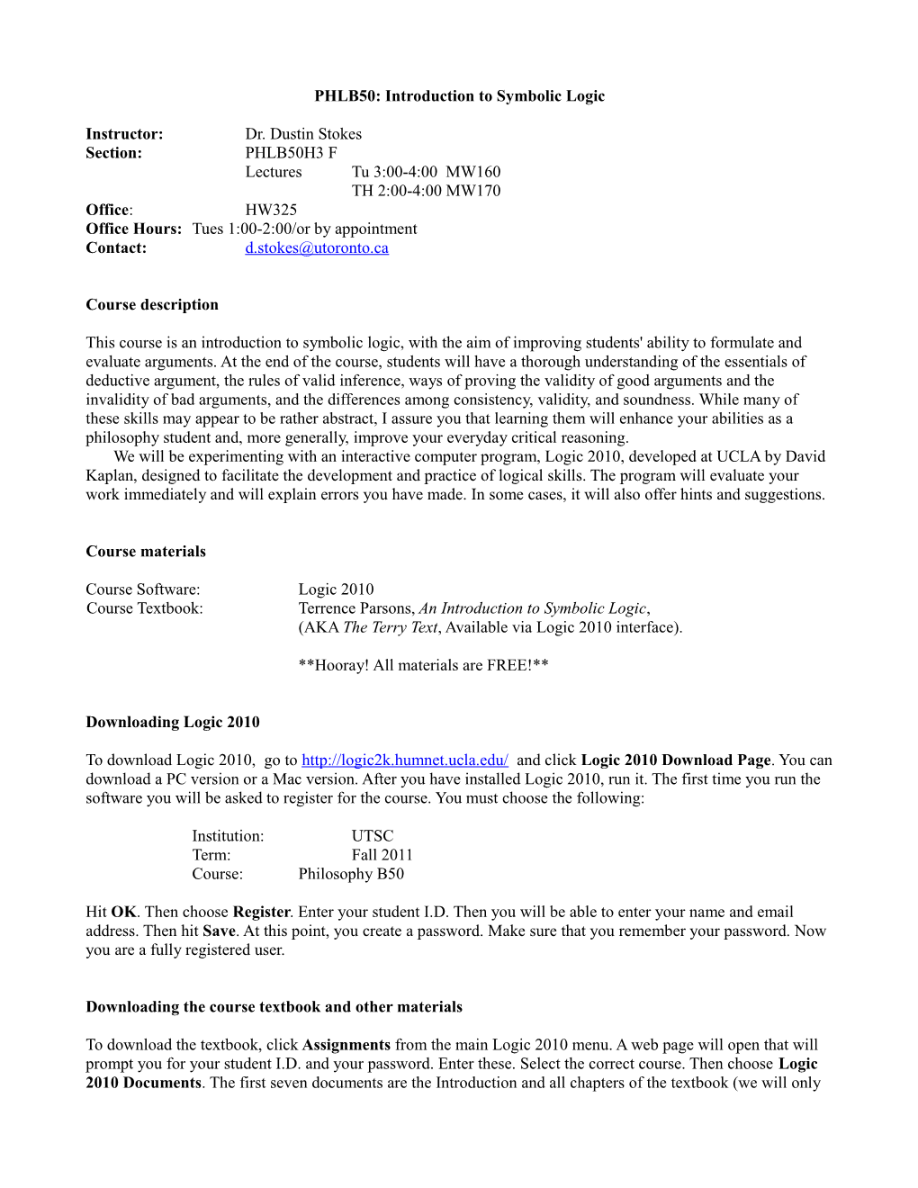 PHLB50: Introduction to Symbolic Logic