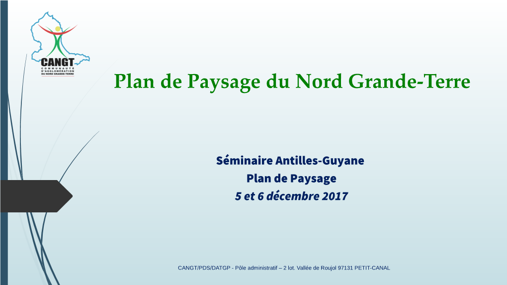 Plan De Paysage Du Nord Grande-Terre