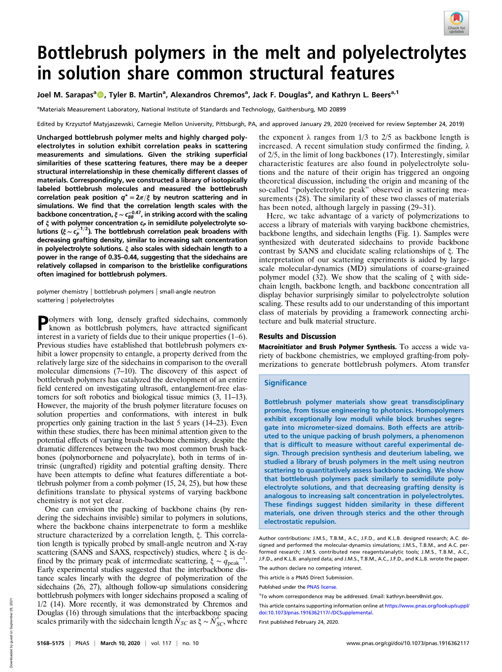 Bottlebrush Polymers in the Melt and Polyelectrolytes in Solution Share Common Structural Features