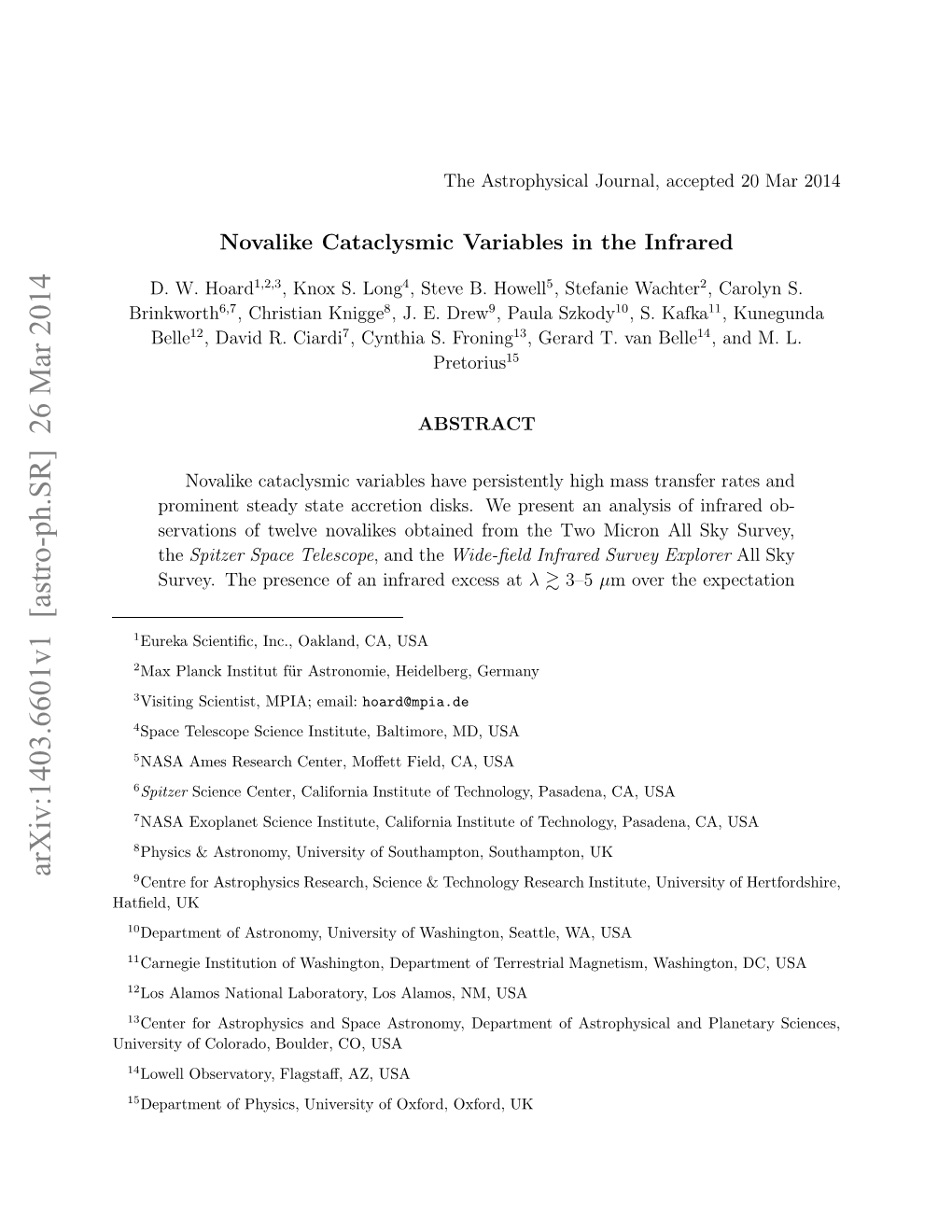 Nova-Like Cataclysmic Variables in the Infrared