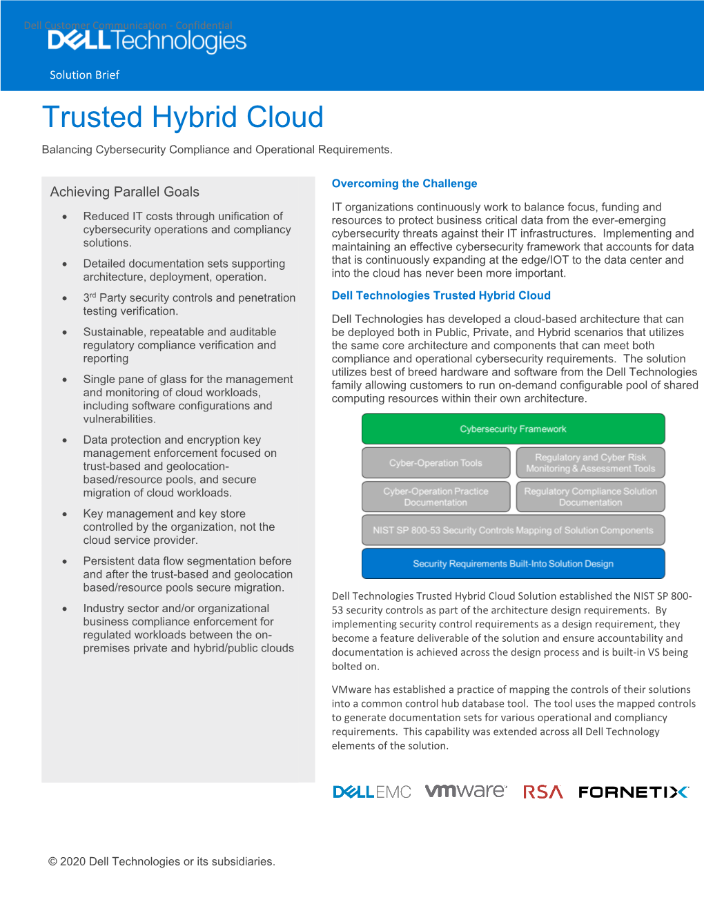 Trusted Hybrid Cloud Balancing Cybersecurity Compliance and Operational Requirements