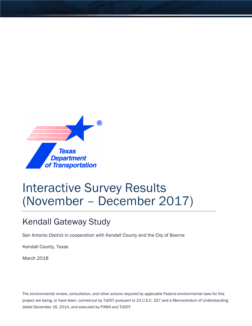 Online Survey Report