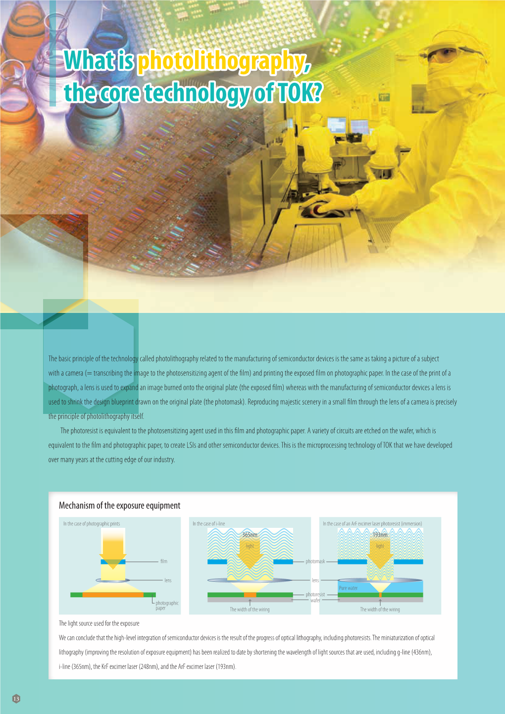 What Is Photolithography, the Core Technology of TOK?