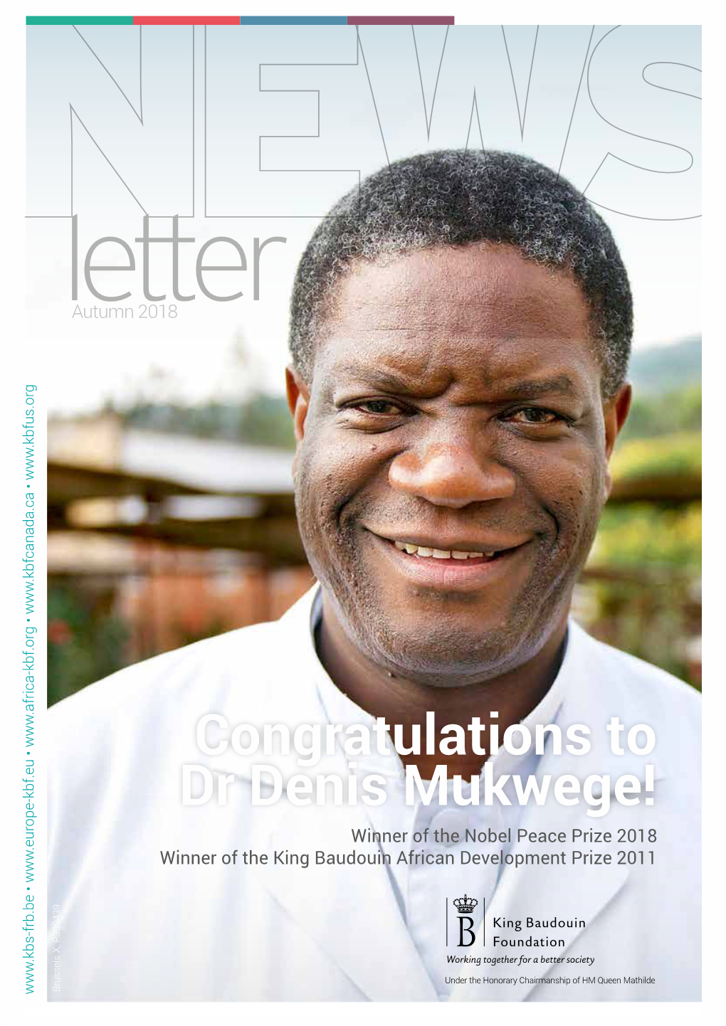 Congratulations to Dr Denis Mukwege!
