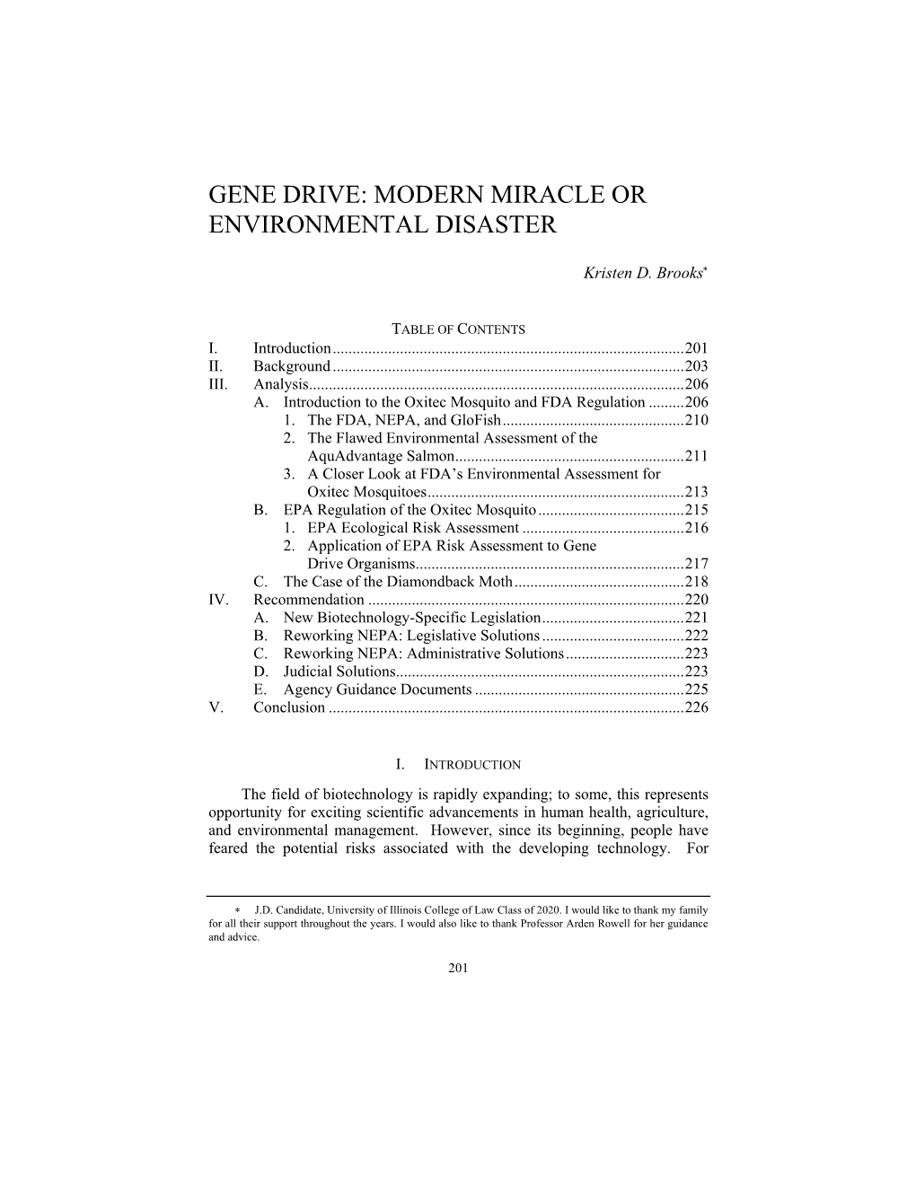 Gene Drive: Modern Miracle Or Environmental Disaster