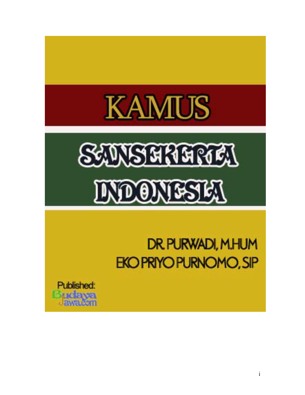 Kamus Sansekerta Indonesia