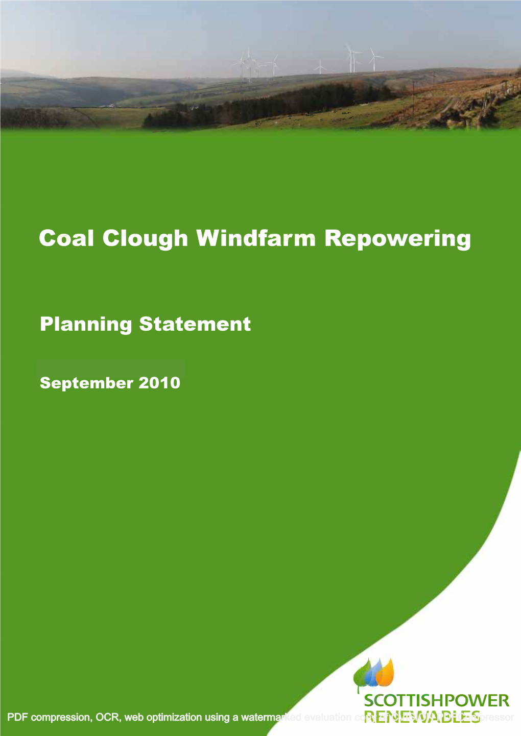 Coal Clough Windfarm Repowering