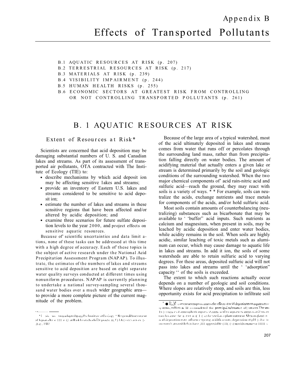 Acid Rain and Transported Air Pollutants: Implications for Public Policy