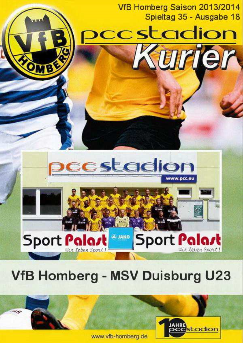 Vfb Homberg Kurier 20132014 18 Hp.Pub