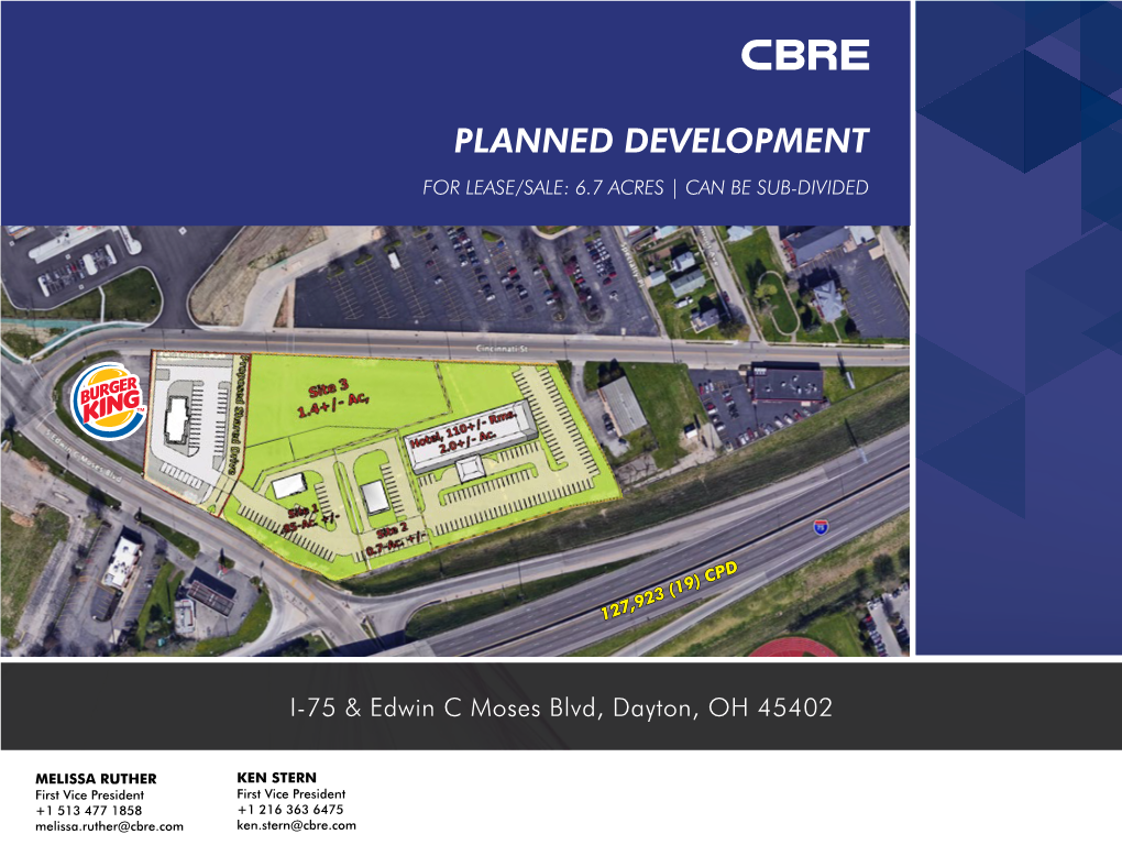 Planned Development for Lease/Sale: 6.7 Acres | Can Be Sub-Divided