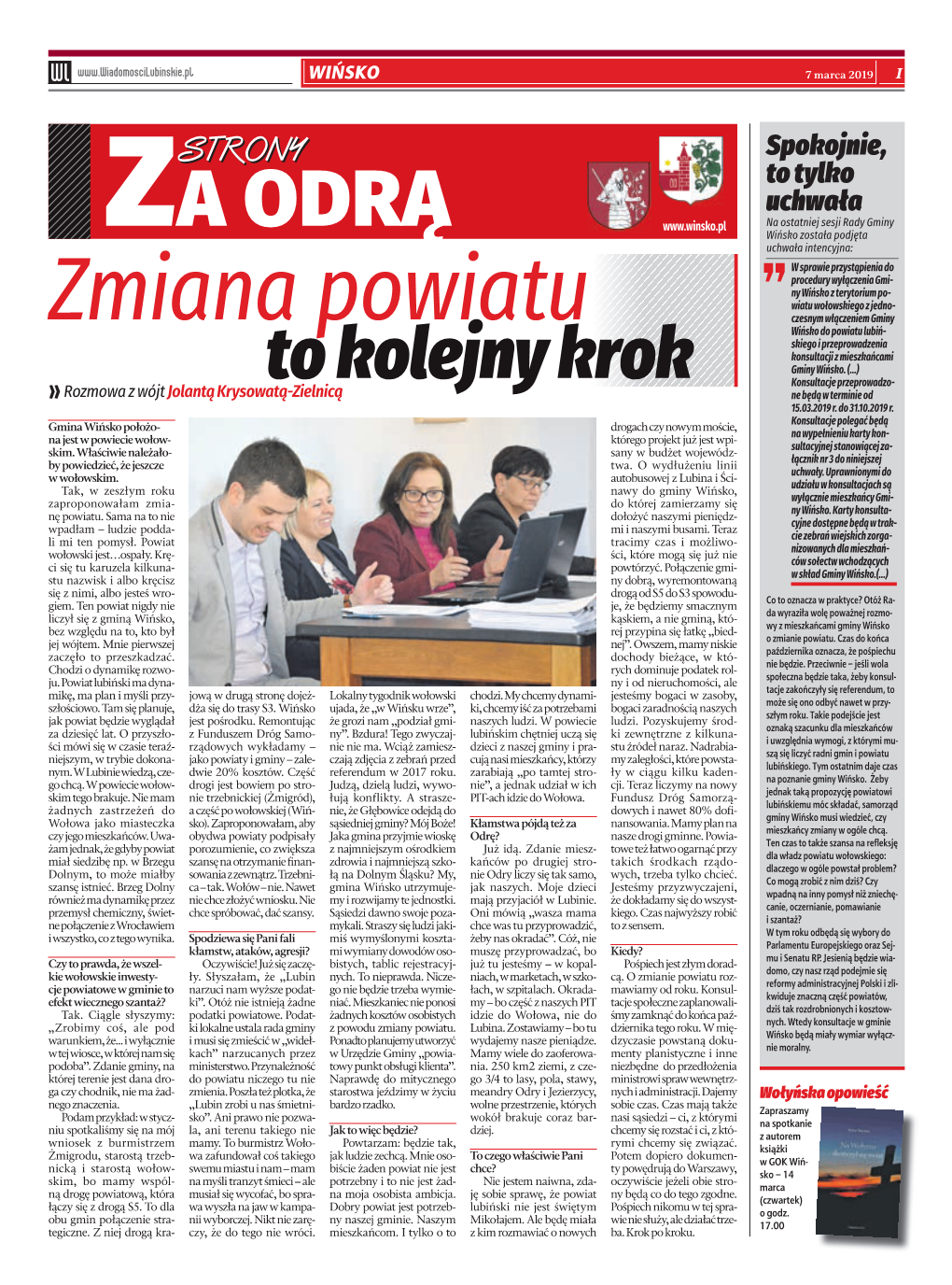 Wiadomości Lubińskie „Strony Za Odrą” 2/2019 (Pdf, 1,1