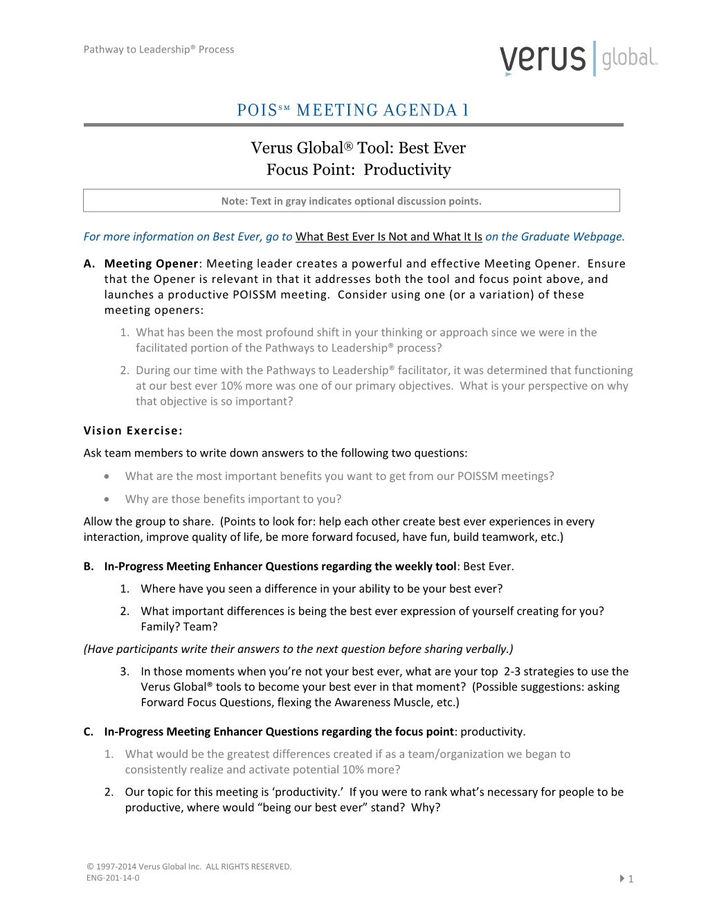 Pathway to Leadership® Process