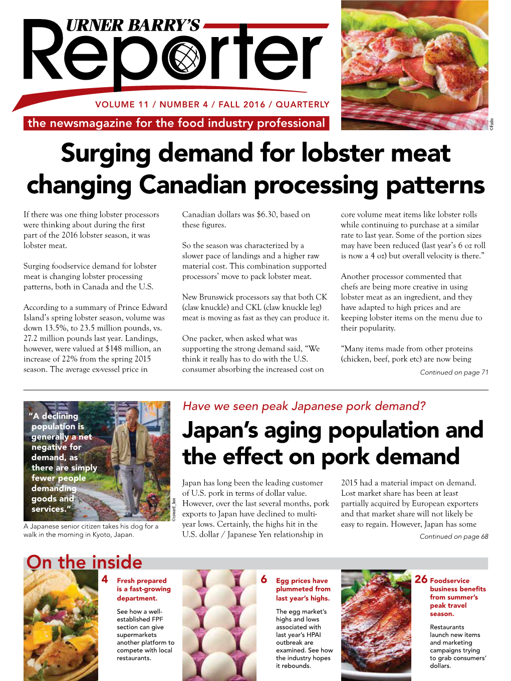 Surging Demand for Lobster Meat Changing Canadian Processing Patterns