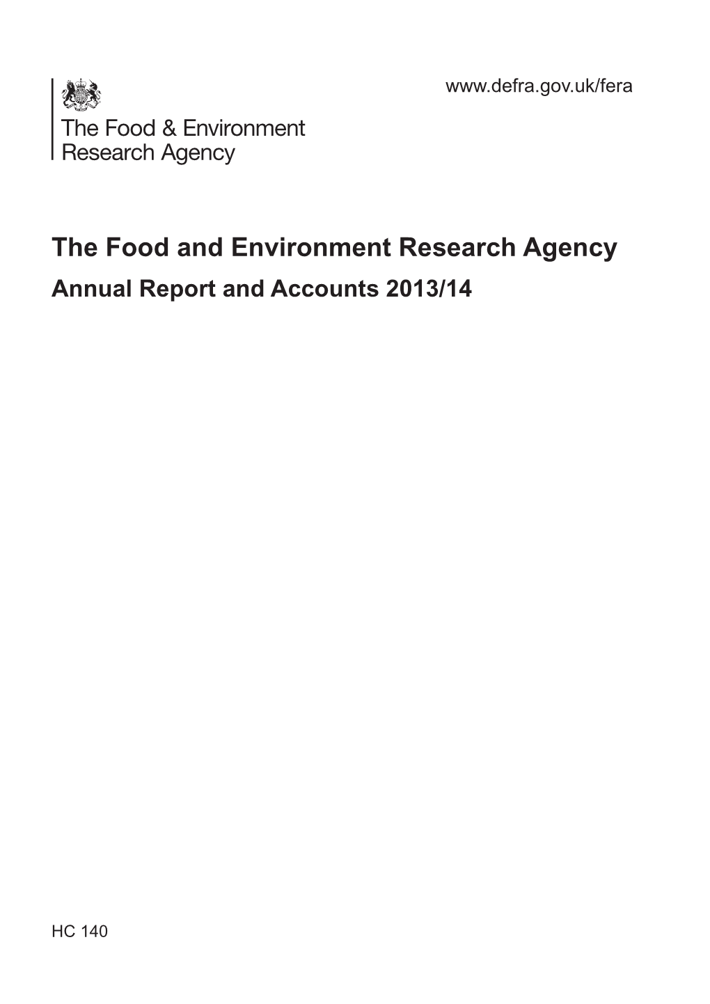 Annual Report and Accounts 2013/14