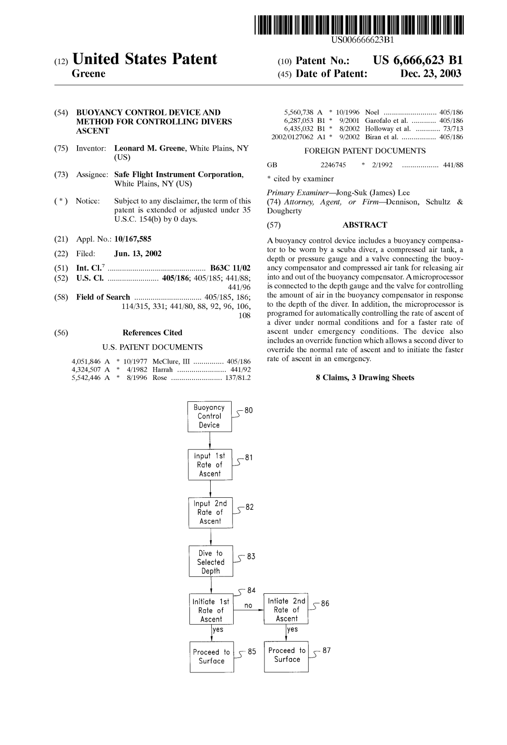 United States Patent (10) Patent N0.: US 6,666,623 B1 Greene (45) Date of Patent: Dec