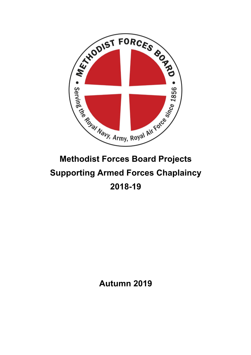 Methodist Forces Board Projects Supporting Armed Forces Chaplaincy 2018-19