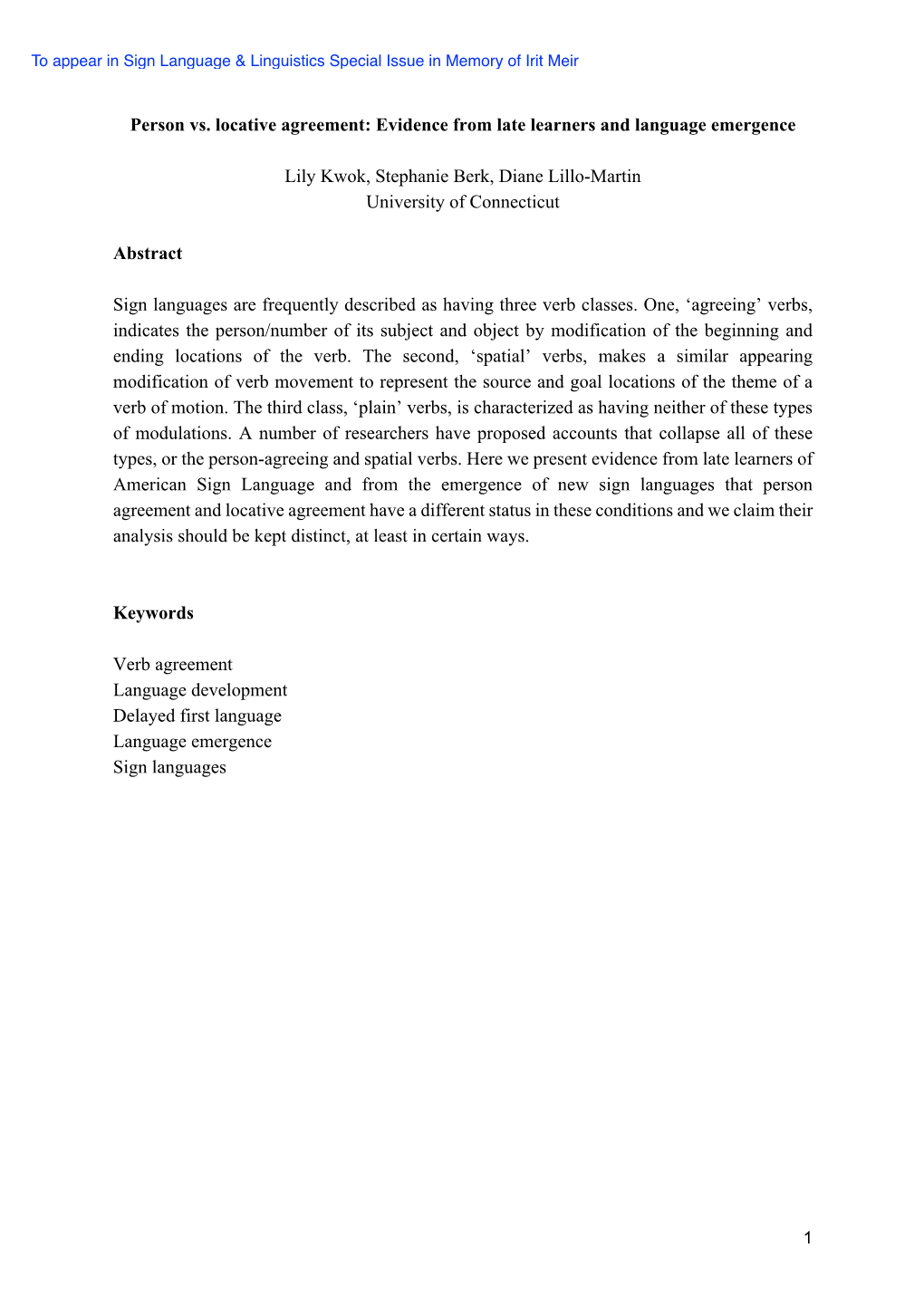 Person Vs Spatial Agreement Final Revision