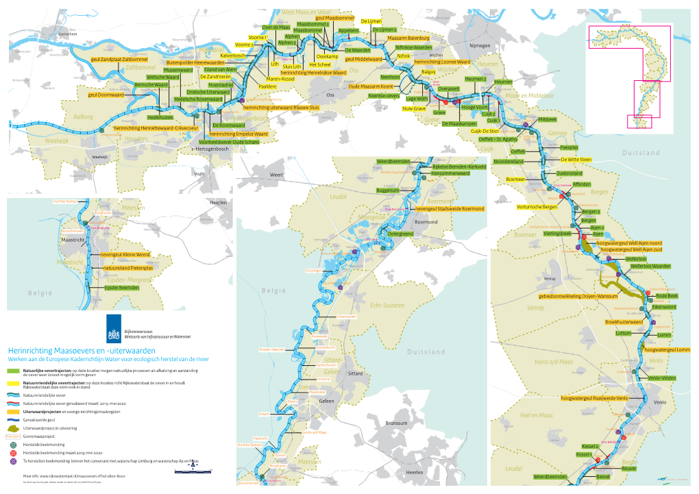 Herinrichting Maasoevers En -Uiterwaarden