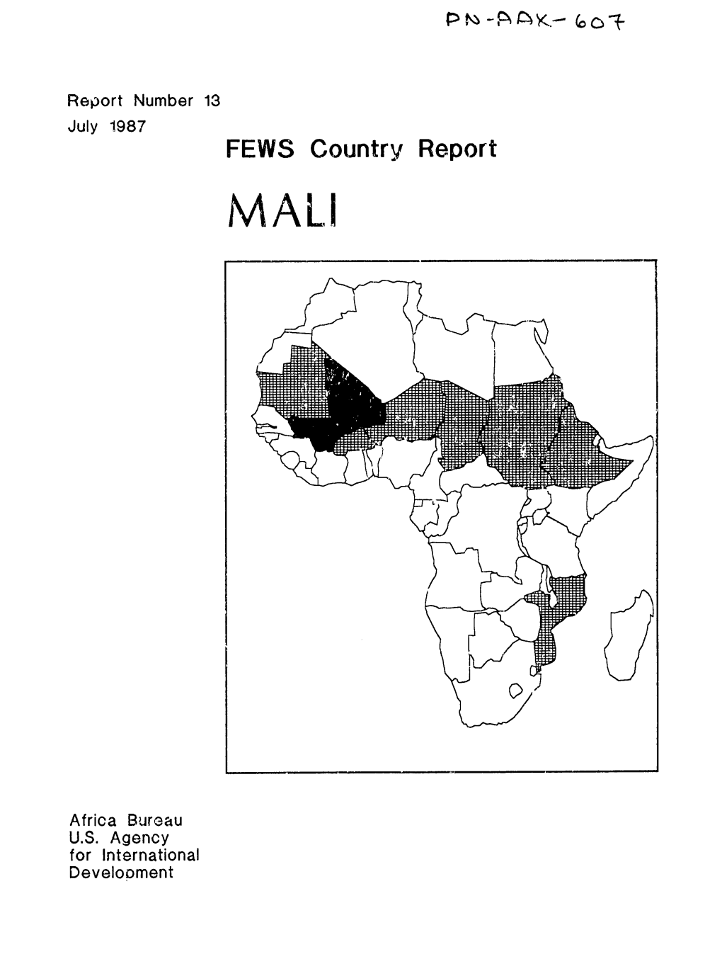 FEWS Country Report MALI
