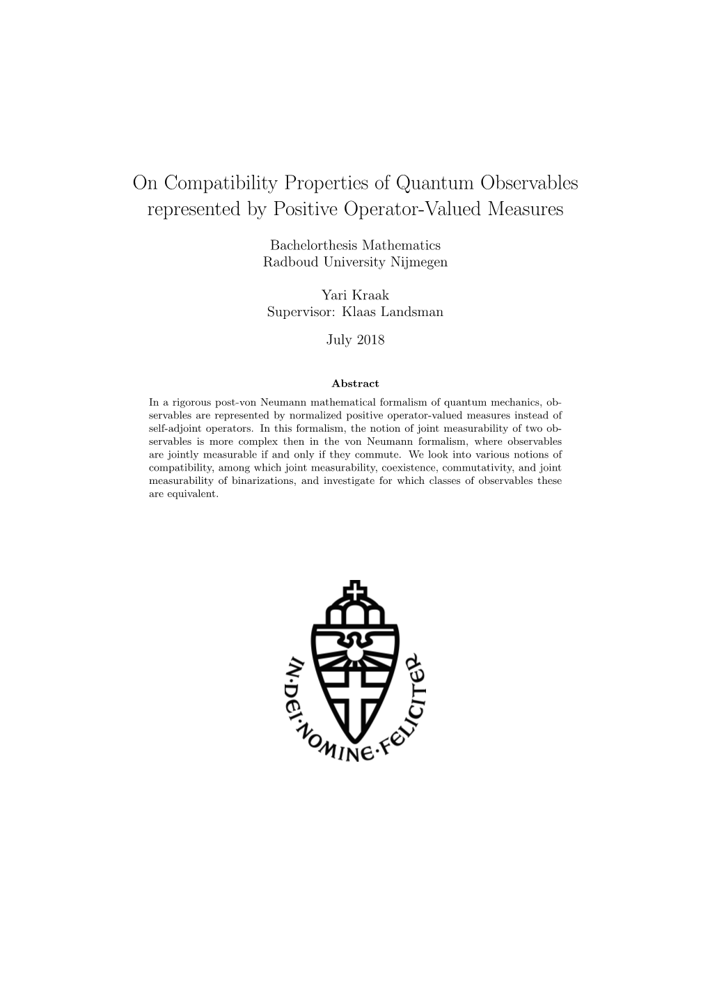 On Compatibility Properties of Quantum Observables Represented by Positive Operator-Valued Measures