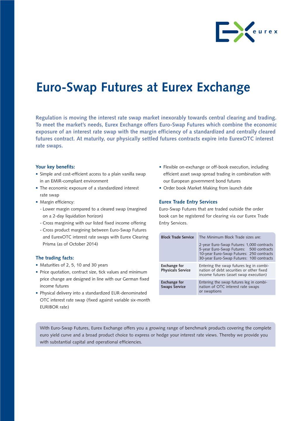 Euro-Swap Futures at Eurex Exchange